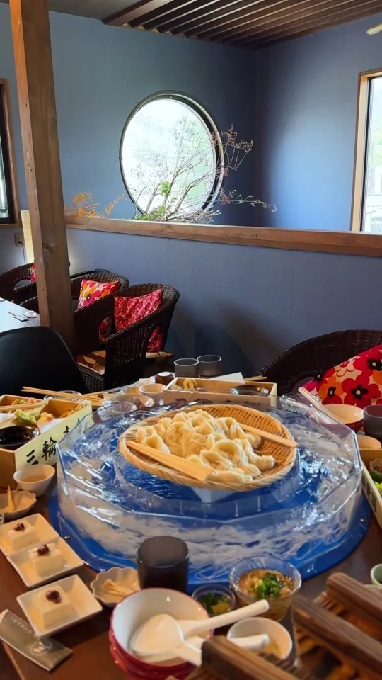 三輪そうめん流し 乾製麺所