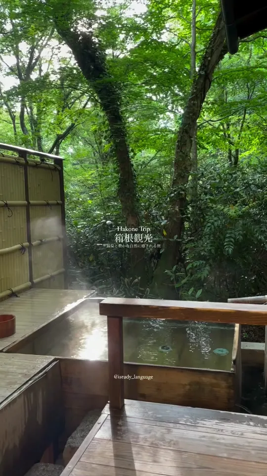 箱根小涌谷温泉 水の音