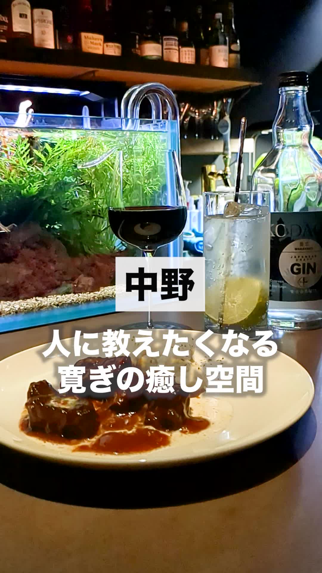 BAR AQUA CAVE(バーアクアケイブ）東中野