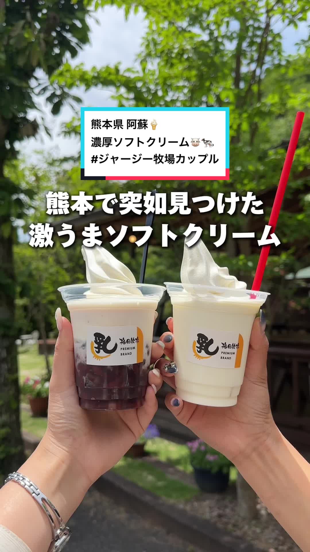 ジャージー牧場カップル