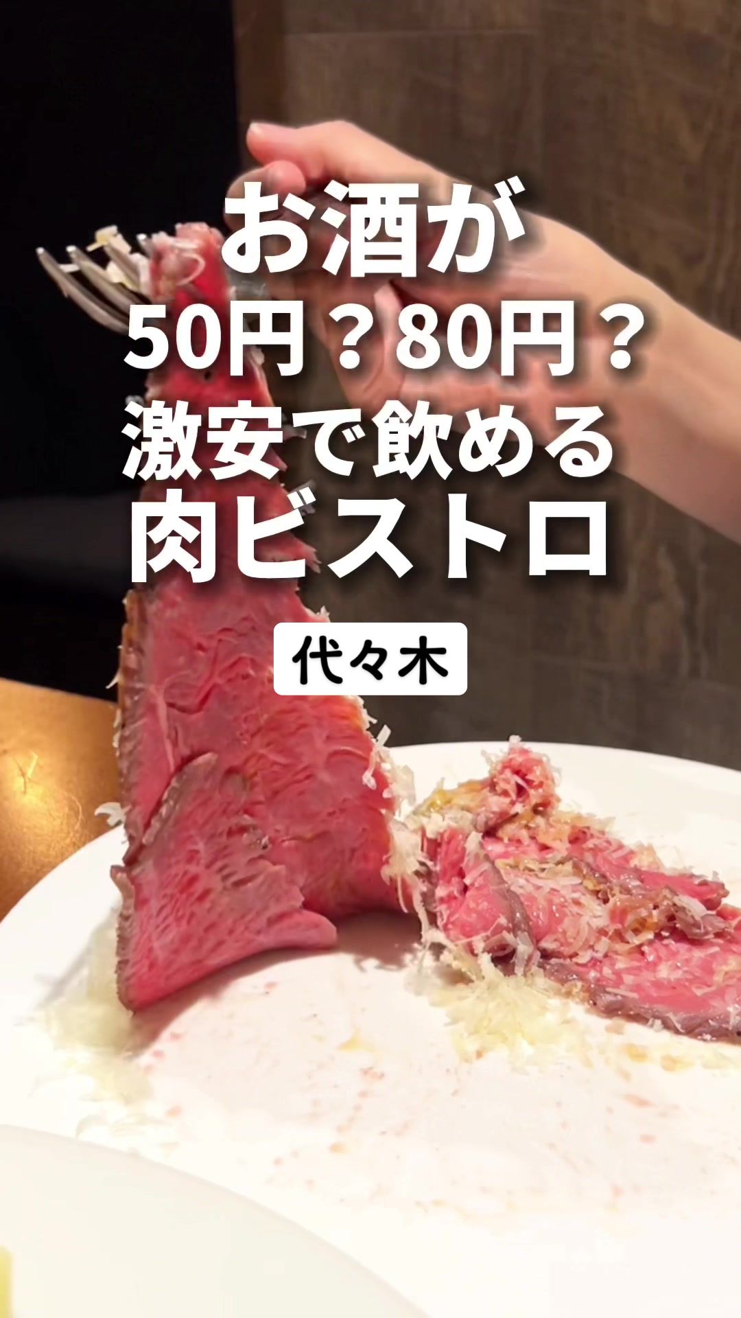 原価ビストロBAN! 代々木西口