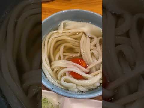手打ちうどん 上を向いて